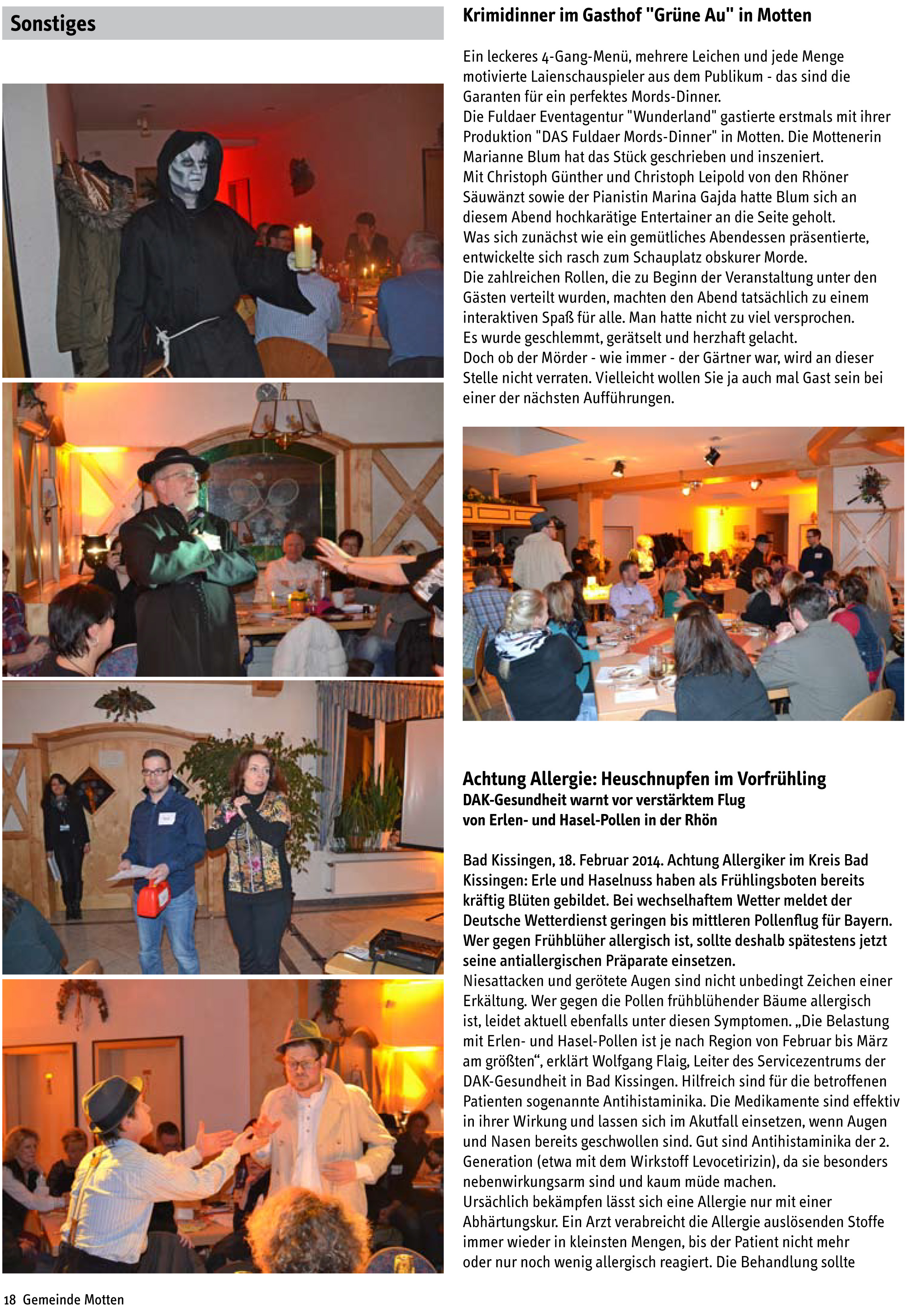 WUNDERLAND Incentives - Das Fuldaer MORDs Dinner 