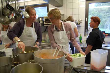 WUNDERLAND die Eventagentur - Teamkochen Gipfelstürmer