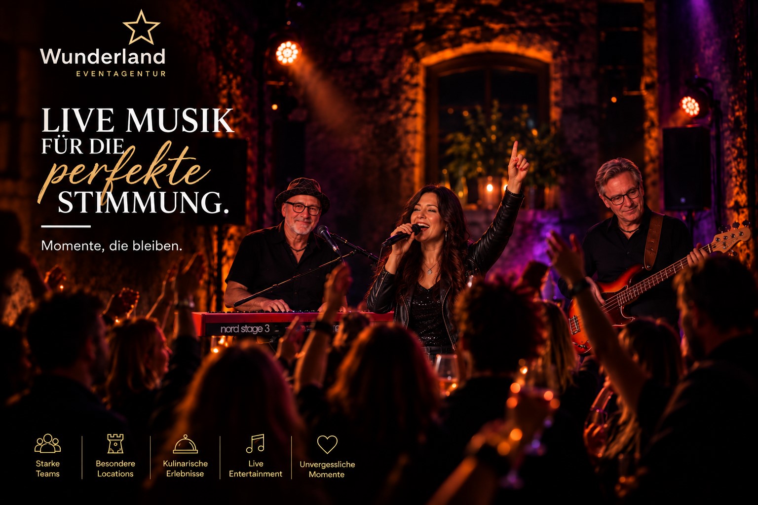 WUNDERLAND Incentives & Teamevents - LIVE-MUSIK für die perfekte Stimmung WUNDERLAND Incentives & Teamevents - LIVE-MUSIK für die perfekte Stimmung
