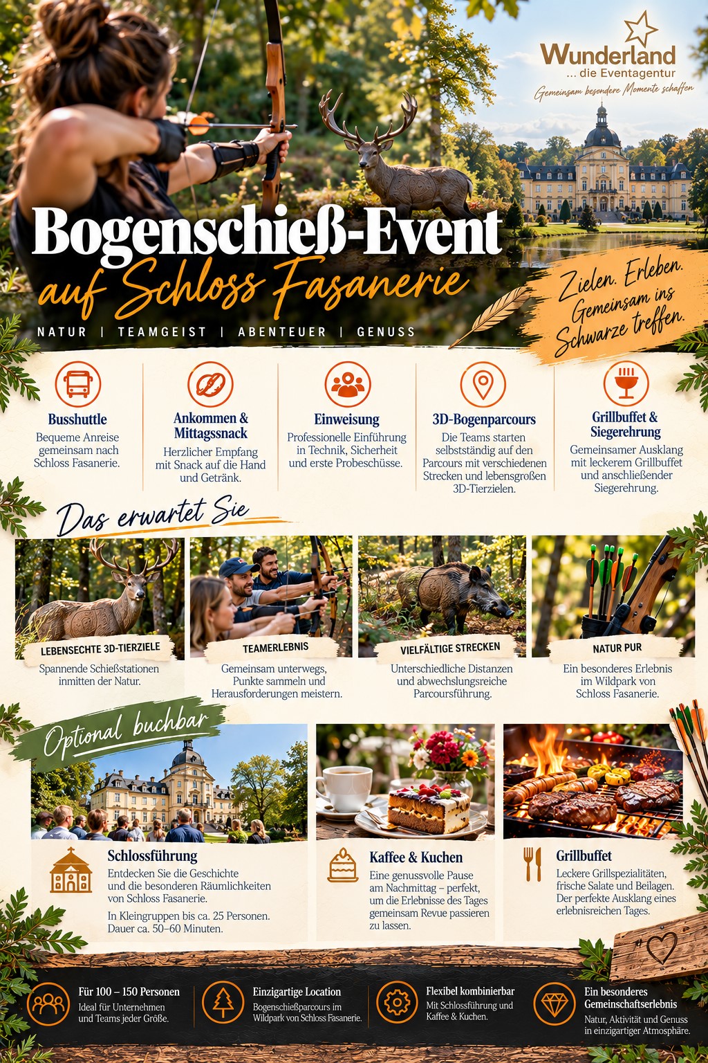 WUNDERLAND Incentives & Teamevents -Bogen-Schie�en