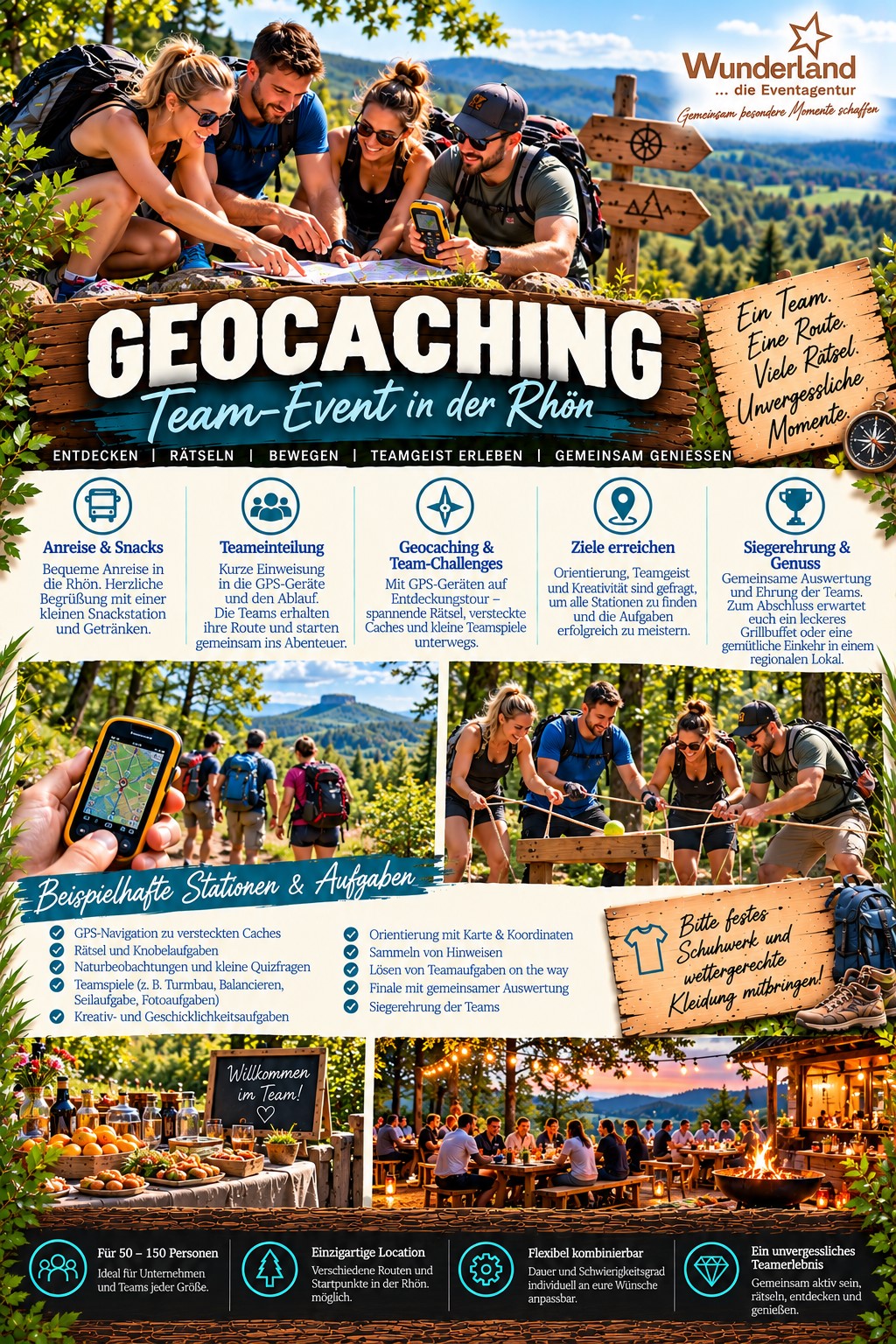 WUNDERLAND Incentives & Teamevents - Geocaching GPS Tour