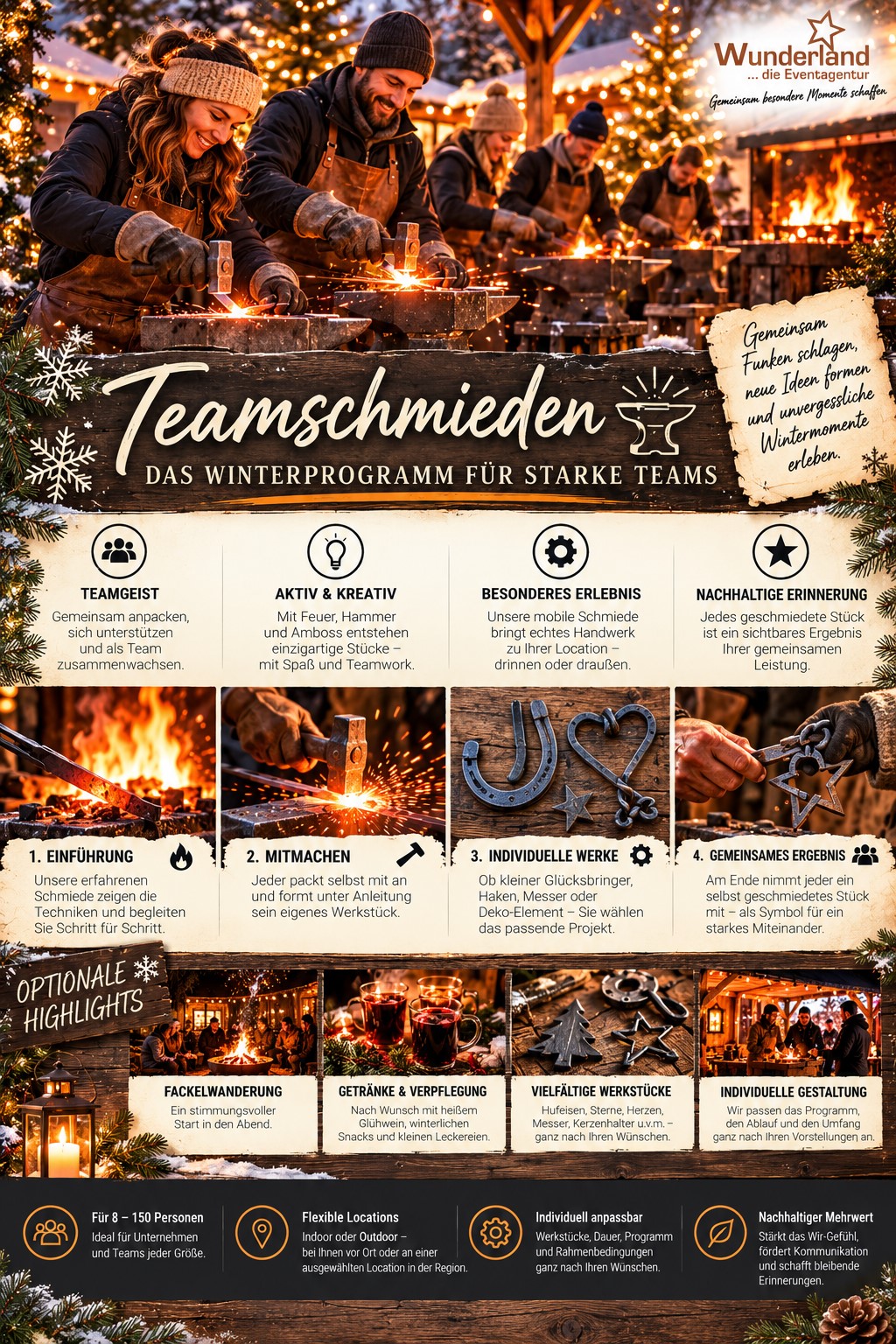 WUNDERLAND Incentives - Schmiede Event 